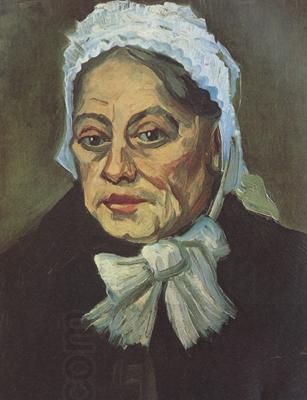 Vincent Van Gogh Head of an Old Woman with White Cap (nn04) China oil painting art